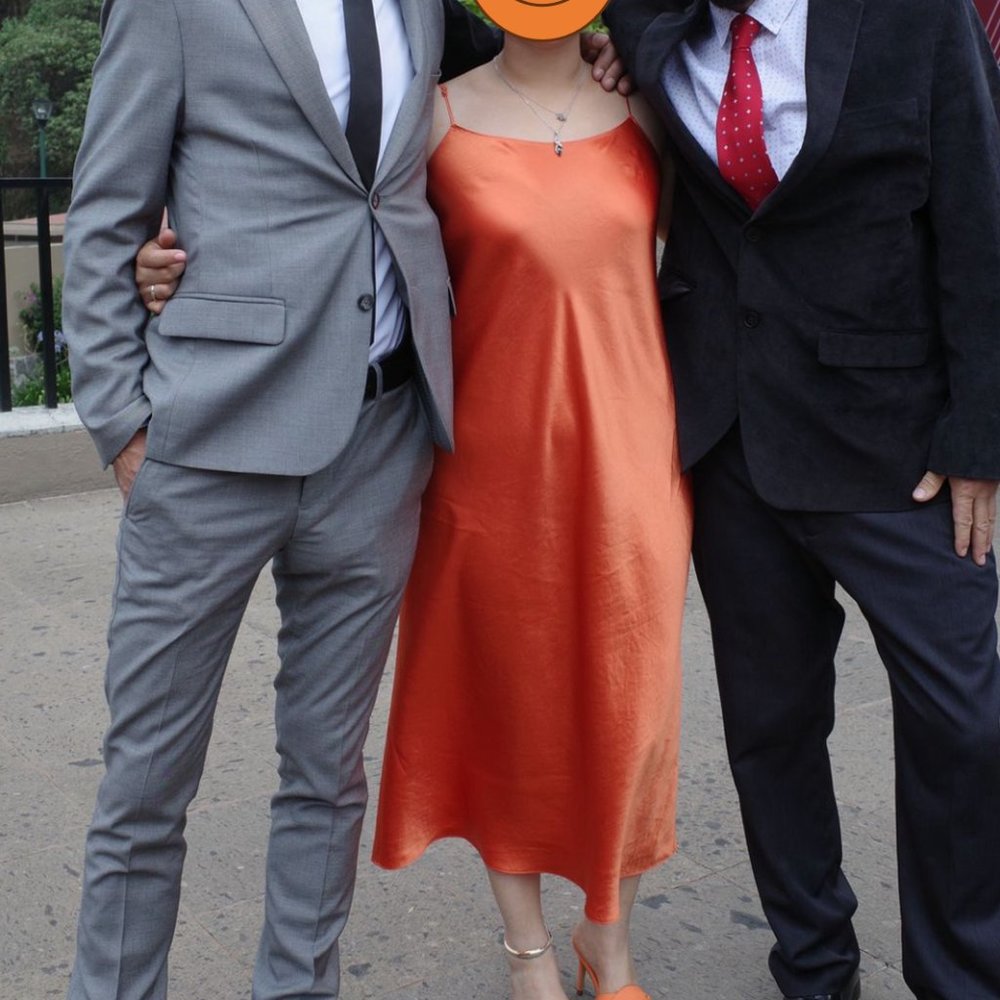 Vince orange dress (SSENSE)